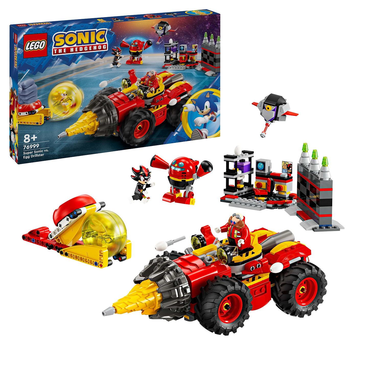 Конструктор LEGO Sonic the Hedgehog™ Супер Сонік проти Яйця-бурильника (76999) - Фото 1