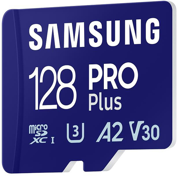 Фото - Карта пам'яті Samsung microSDXC PRO+ 128GB W/READER (MB-MD128SB/WW)