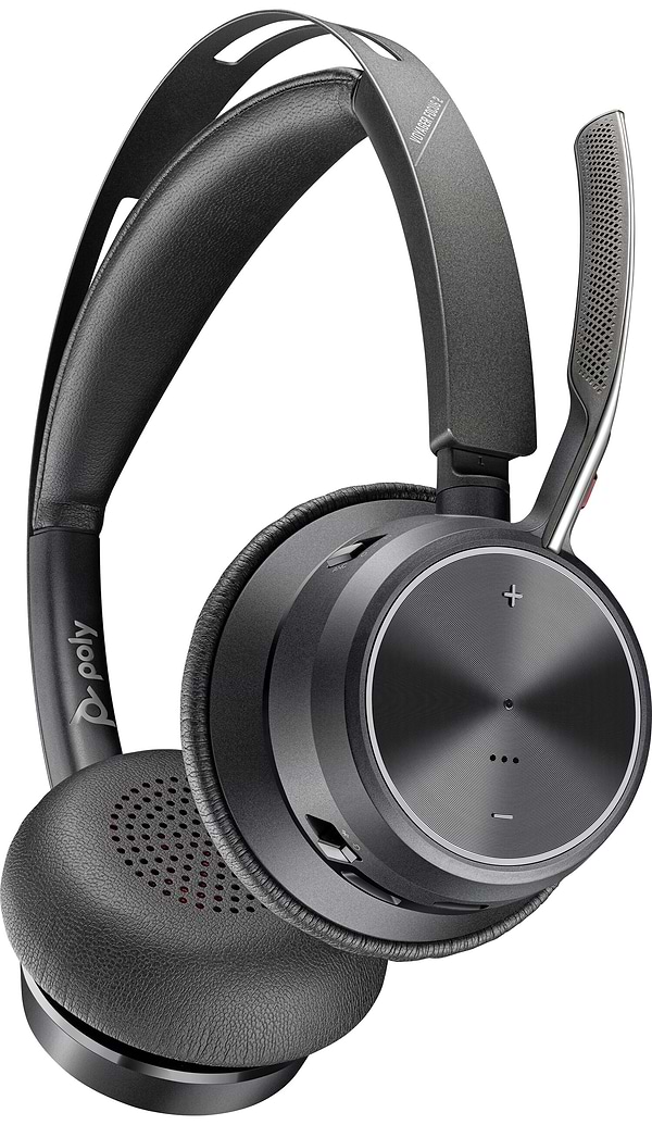 Фото - Гарнітура бездротова Poly On-ear Voyager Focus 2 Black (76U46AA)