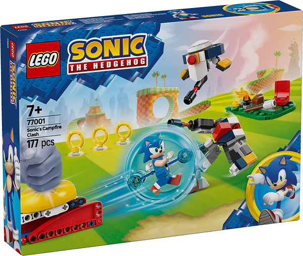 Фото - Конструктор LEGO Sonic Зіткнення Соніка біля багаття (77001)