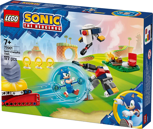 Фото - Конструктор LEGO Sonic Зіткнення Соніка біля багаття (77001)