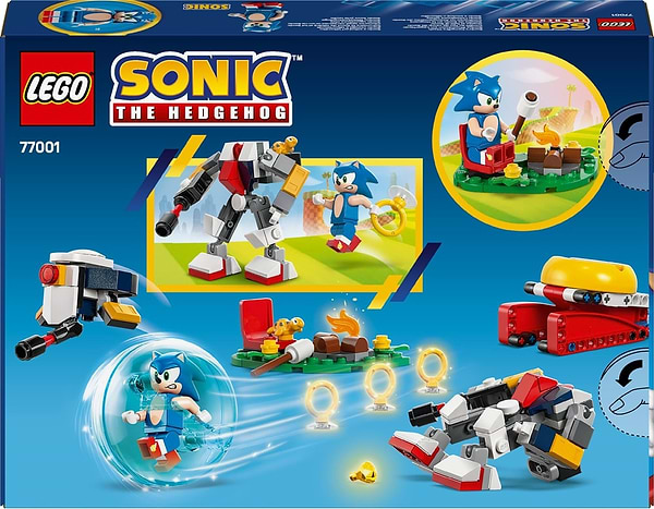 Фото - Конструктор LEGO Sonic Зіткнення Соніка біля багаття (77001)