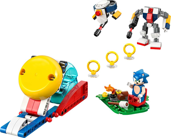 Фото - Конструктор LEGO Sonic Зіткнення Соніка біля багаття (77001)