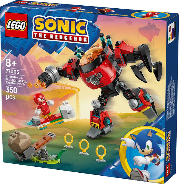 Фото - Конструктор LEGO  Sonic Knuckles против Dr. Eggman Egg Crusher Mech (77005)