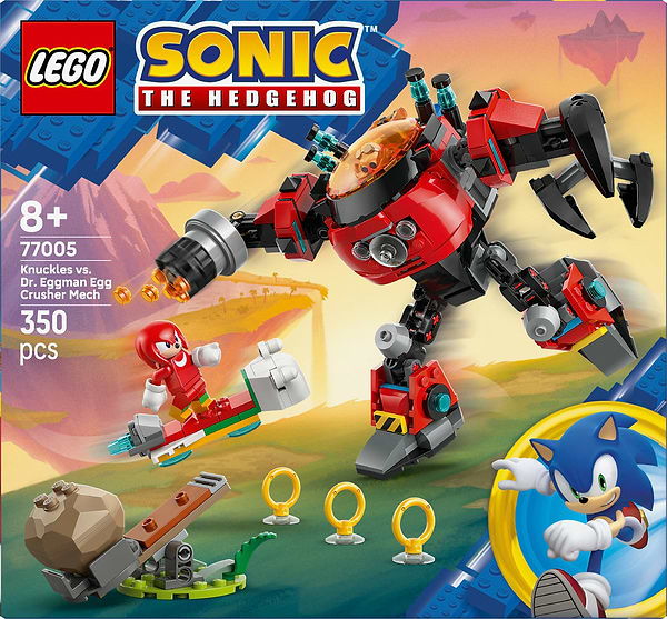 Фото - Конструктор LEGO  Sonic Knuckles против Dr. Eggman Egg Crusher Mech (77005)