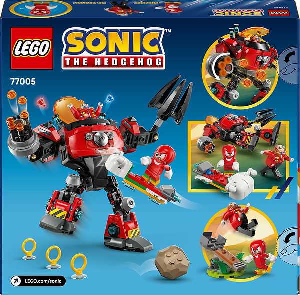 Фото - Конструктор LEGO  Sonic Knuckles против Dr. Eggman Egg Crusher Mech (77005)