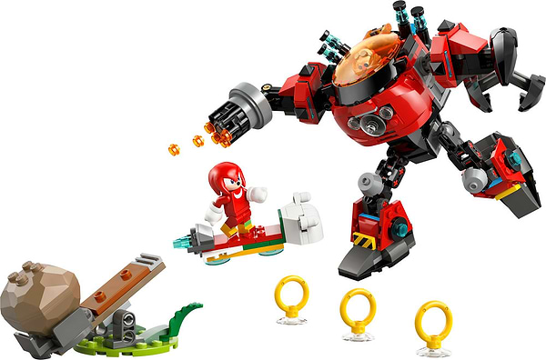 Фото - Конструктор LEGO  Sonic Knuckles против Dr. Eggman Egg Crusher Mech (77005)