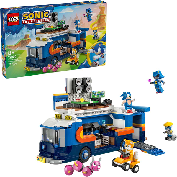 Фото - Конструктор LEGO Sonic the Hedgehog и командный грузовик (77006) Фото - Конструктор LEGO Sonic the Hedgehog и командный грузовик (77006)
