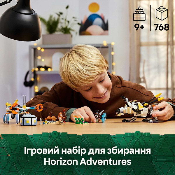 Фото - Конструктор LEGO Horizon Adventures™ Aloy и Varl против Shell-Walker и Sawtooth (77037)