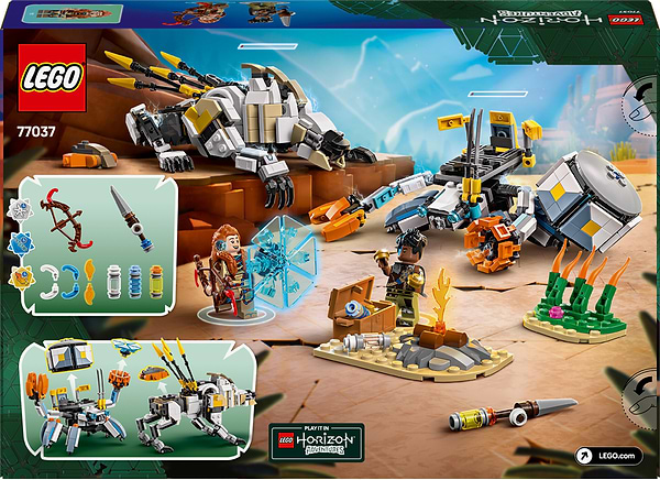 Фото - Конструктор LEGO Horizon Adventures™ Aloy и Varl против Shell-Walker и Sawtooth (77037)