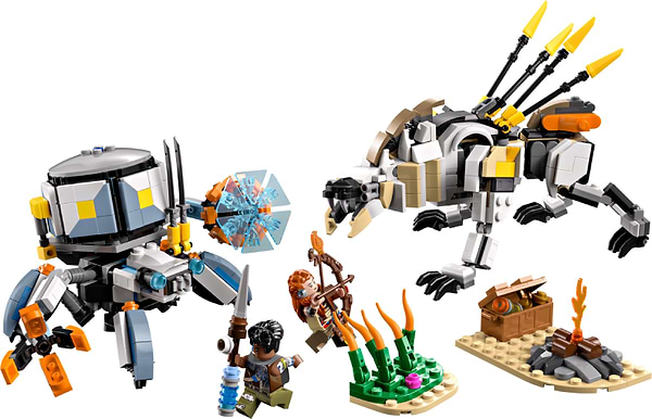 Фото - Конструктор LEGO Horizon Adventures™ Aloy и Varl против Shell-Walker и Sawtooth (77037)
