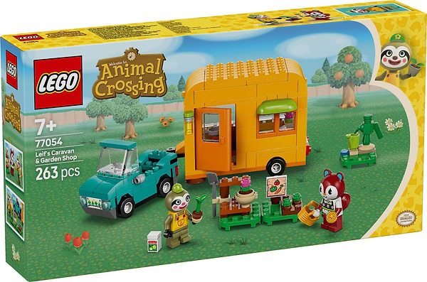 Фото -  LEGO Animal Crossing Садова крамниця і караван, що належать Leif (77054)