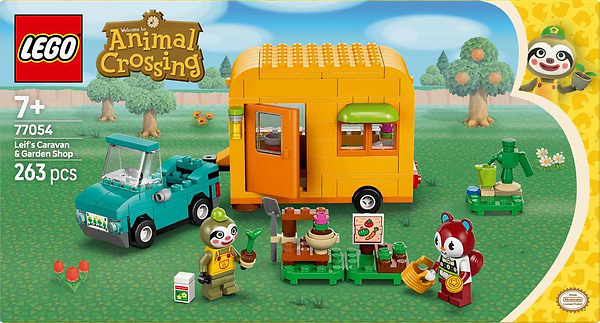 Фото -  LEGO Animal Crossing Садова крамниця і караван, що належать Leif (77054)