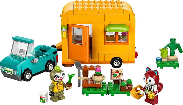 Фото -  LEGO Animal Crossing Садова крамниця і караван, що належать Leif (77054)