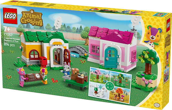 Фото - Конструктор LEGO Animal Crossing Творческие дома: сезоны развлечений (77057)