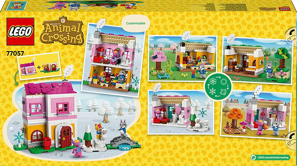 Фото - Конструктор LEGO Animal Crossing Творческие дома: сезоны развлечений (77057)