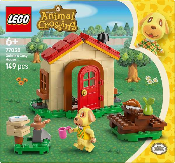 Фото - Конструктор LEGO Animal Crossing Затишний будинок Goldie (77058)