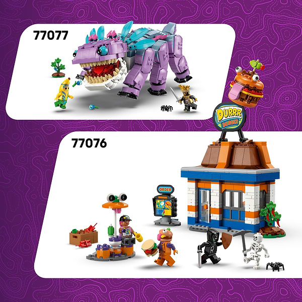 Фото - Конструктор LEGO Fortnite Табір Peely та Sparkplug (77075)