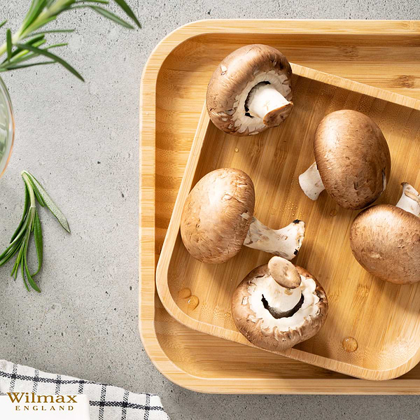 Фото - Тарілка обідня бамбукова Wilmax Bamboo 28х28см (WL-771024)