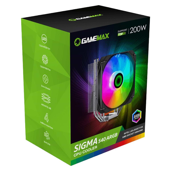 Фото - Процесорний кулер Gamemax Sigma 540 ARGB