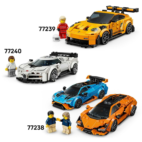 Фото - Конструктор LEGO  Speed Champions Спортивный автомобиль Dodge Challenger SRT Hellcat (77237)