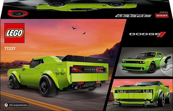 Фото - Конструктор LEGO  Speed Champions Спортивный автомобиль Dodge Challenger SRT Hellcat (77237)