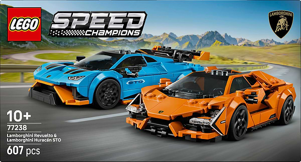 Фото - Конструктор LEGO  Speed Champions Lamborghini Revuelto и Huracán STO (77238)