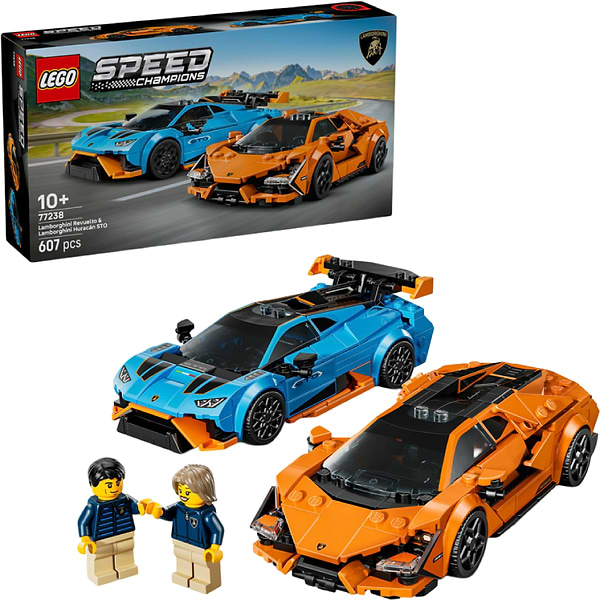 Фото - Конструктор LEGO  Speed Champions Lamborghini Revuelto и Huracán STO (77238)