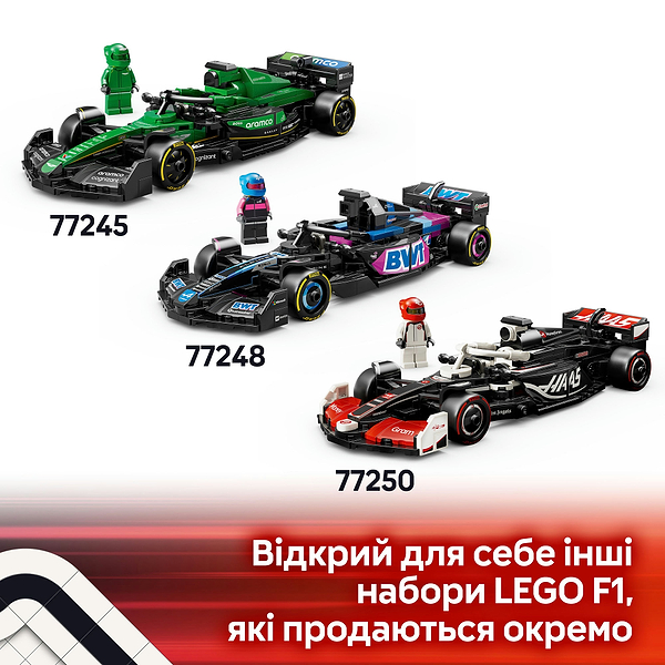 Фото - Конструктор LEGO Speed Champions Автомобіль для перегонів F1® Ferrari SF-24 (77242)