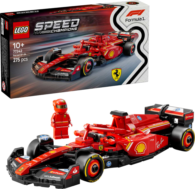 Конструктор LEGO Speed ​​Champions Автомобиль для гонки F1® Ferrari SF-24 (77242) - Фото 1