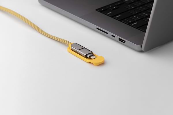 Фото - Кабель синхронізації даних Rolling Square 6in1, inCharge XL 3 м Yellow (XLL03R)