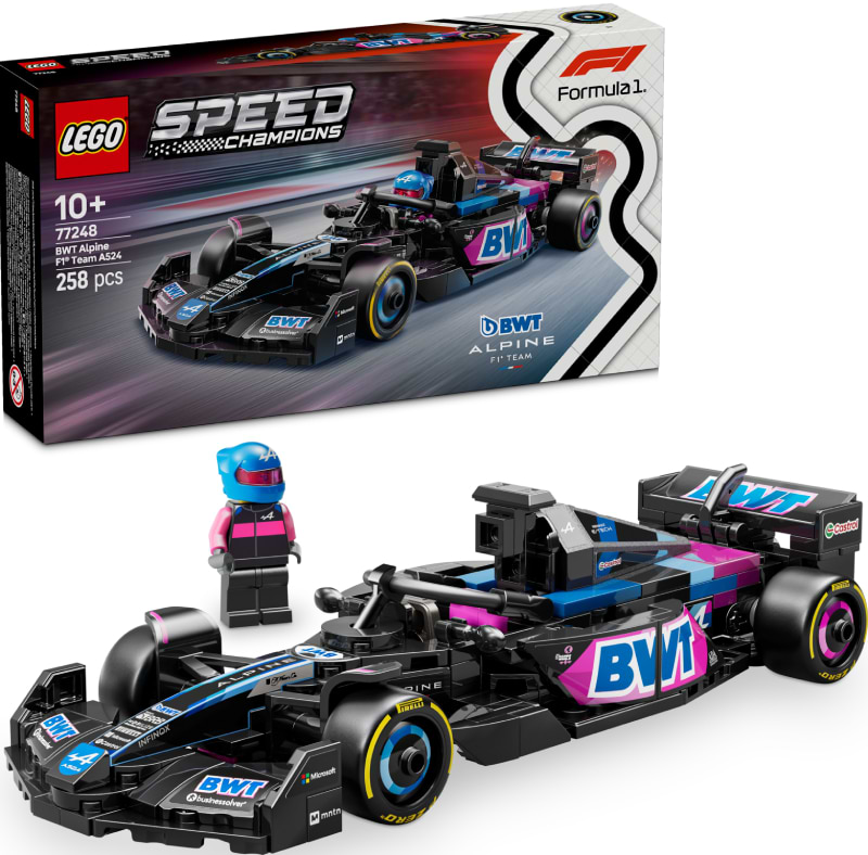 Конструктор LEGO Speed Champions Автомобіль для перегонів BWT Alpine F1® Team A524 (77248) - Фото 1