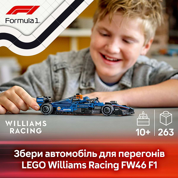 Фото - Конструктор LEGO Speed Champions Автомобіль для перегонів F1® Williams Racing FW46 (77249)