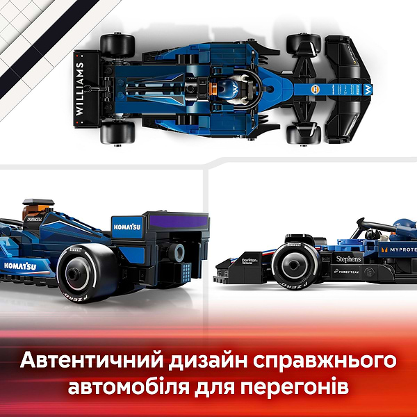 Фото - Конструктор LEGO Speed Champions Автомобіль для перегонів F1® Williams Racing FW46 (77249)
