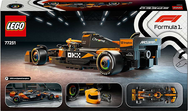 Фото - Конструктор LEGO Speed Champions Автомобіль для перегонів McLaren F1® Team MCL38 (77251)