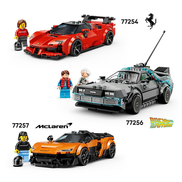 Фото - Конструктор LEGO Speed Champions Хроноворот из фильма «Назад в будущее» (77256)