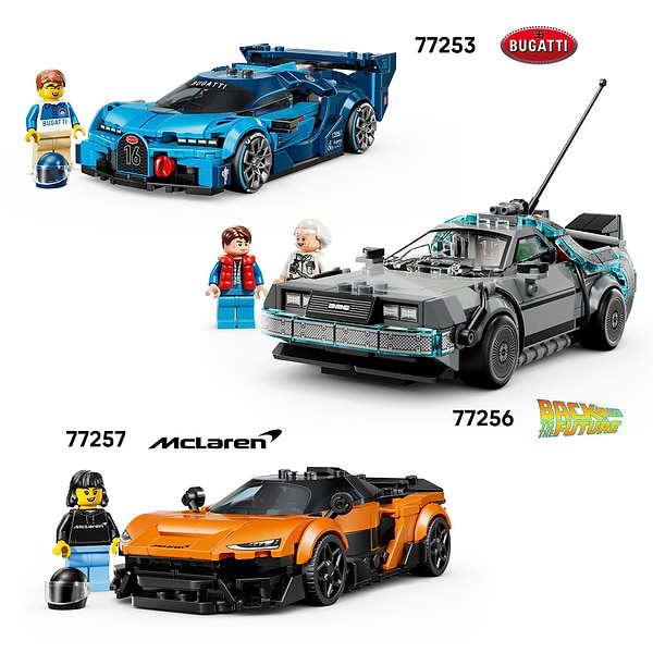 Фото - Конструктор LEGO Speed Champions Хроноворот из фильма «Назад в будущее» (77256)