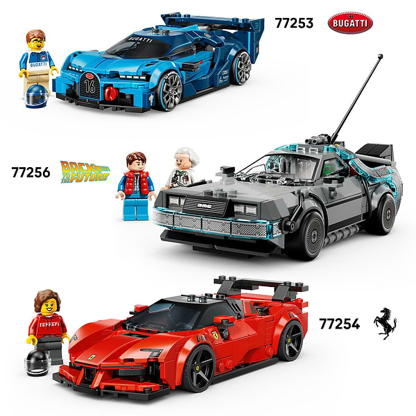 Фото - Конструктор LEGO Speed Champions Хроноворот из фильма «Назад в будущее» (77256)