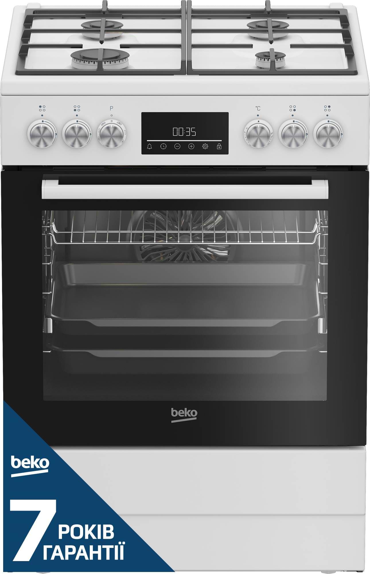 Плита газовая Beko FBM62330GWDTN - Фото 1