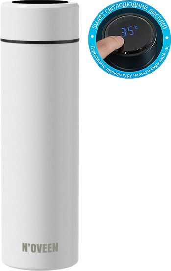 Фото - Уцінка - Термопляшка Noveen TB2311 White 450 мл