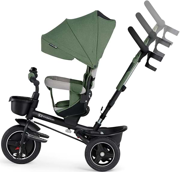 Фото - Трёхколёсный велосипед Kinderkraft Spinstep Pastel Green (KRSPST00GRE0000)