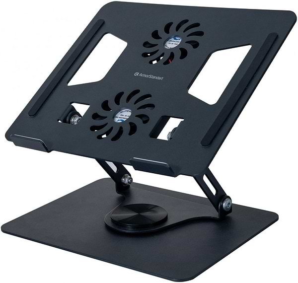 Фото - Подставка под ноутбук охлаждающая Armorstandart Comfort+ H31 Aluminum Graphite (ARM77740)