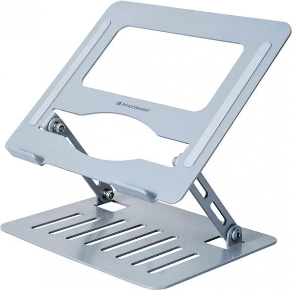 Фото - Підставка під ноутбук Armorstandart Comfort+ H32 Aluminum Silver (ARM77741)
