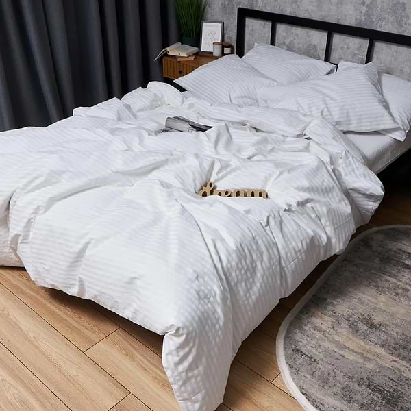 Фото - Комплект постільної білизни Moon&Star Бязь Gold Люкс White Harmony 160х220 нав. 4х50х70 (MS-820007408)