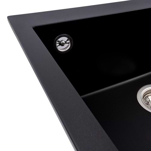 Фото - Мийка кухонна VALESO 5750 DAVINA Чорний