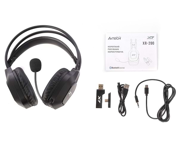 Фото - Гарнитура беспроводная игровая A4tech X7 Black (1607440)