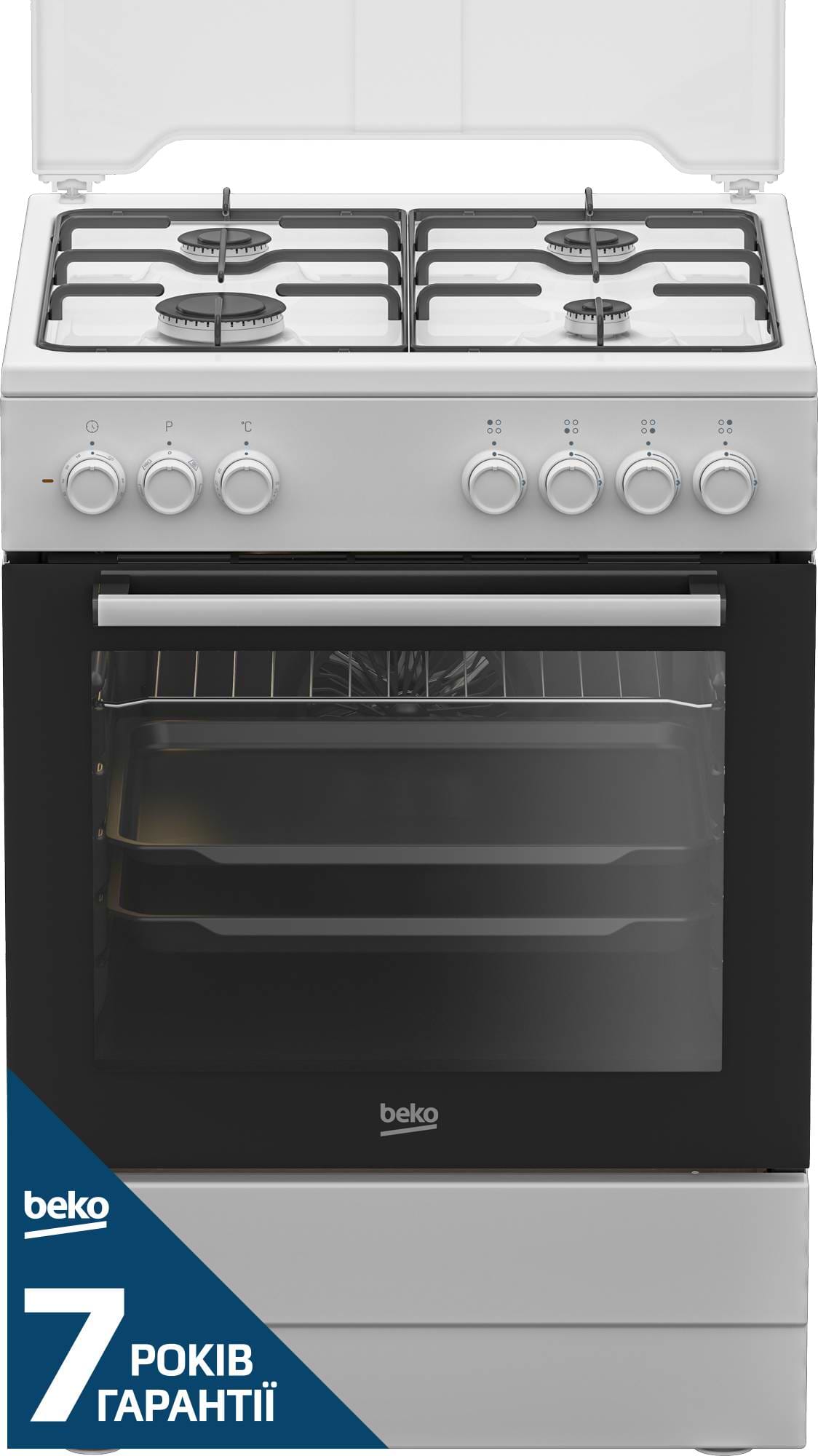 Плита газовая Beko FBM62120WD - Фото 1