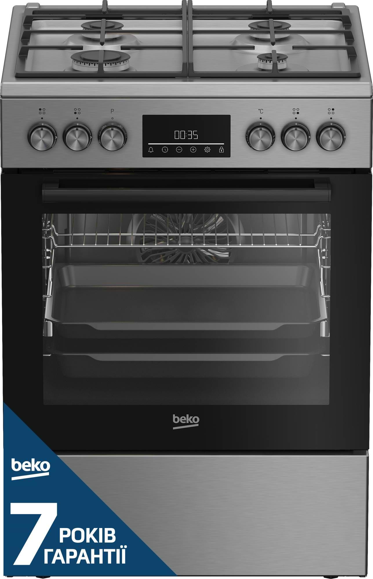Плита газовая Beko FBM62330GXTN - Фото 1