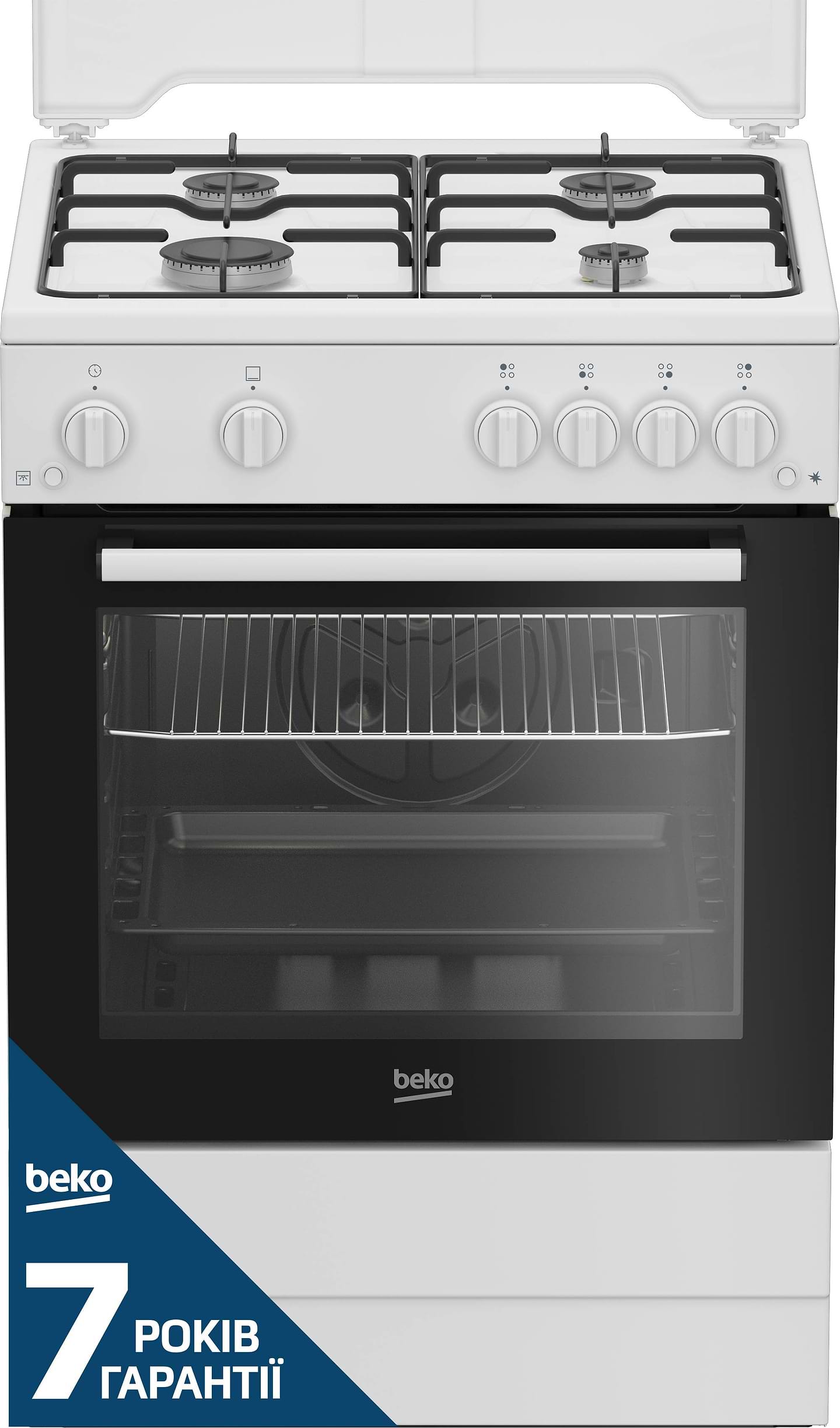 Плита газовая Beko FBG62121WD - Фото 1