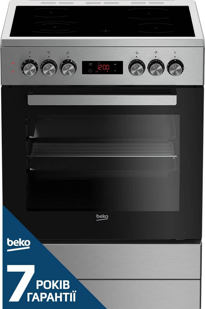 Фото - Плита электрическая Beko FSE67310GX Фото - Плита электрическая Beko FSE67310GX